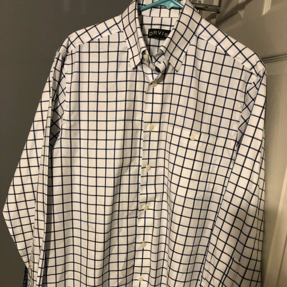 Men’s Orvis Button Down Long Sleeve - Medium - Picture 1 of 4